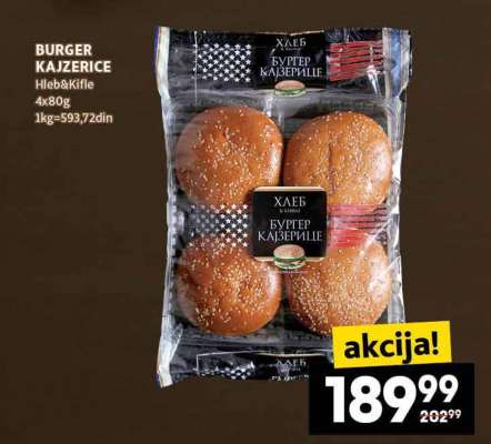 BURGER KAJZERICE