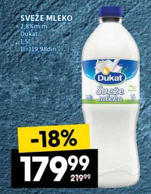 sveže mleko
