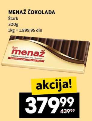 Menaž čokolada