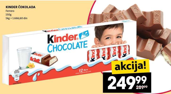 Kinder Čokolada