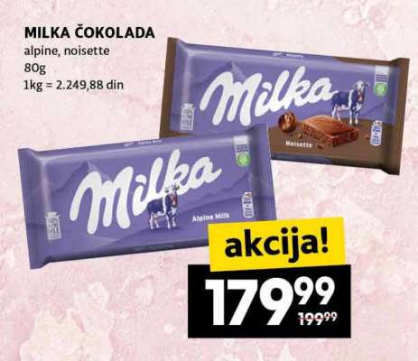 MILKA ČOKOLADA