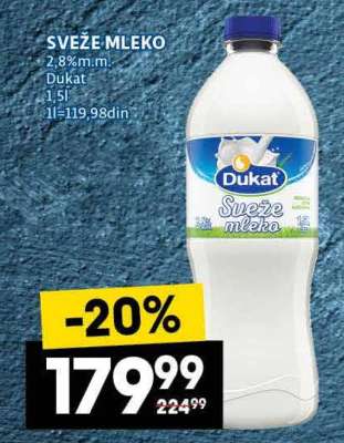 sveže mleko