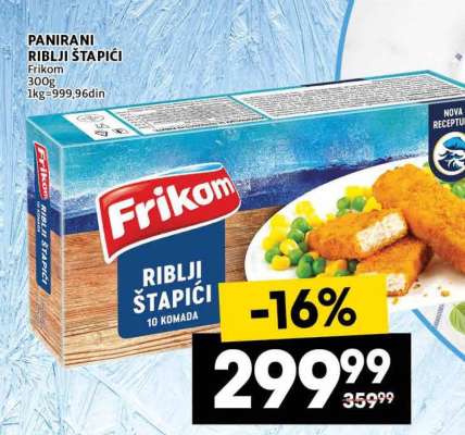 Panirani riblji štapići