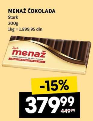 Menaž čokolada