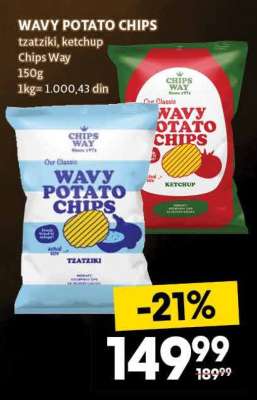 WAVY POTATO CHIPS