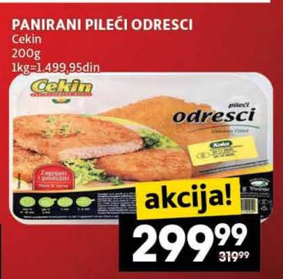 Panirani pileći odresci