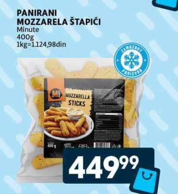 PANIRANI MOZZARELA ŠTAPIĆI