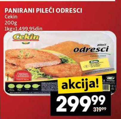 Panirani pileći odresci