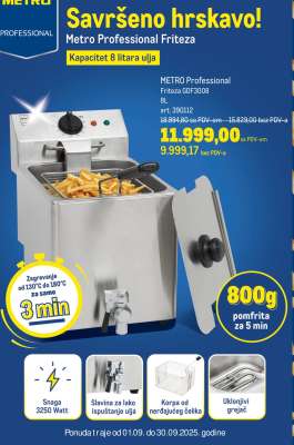 Metro Professional Friteza