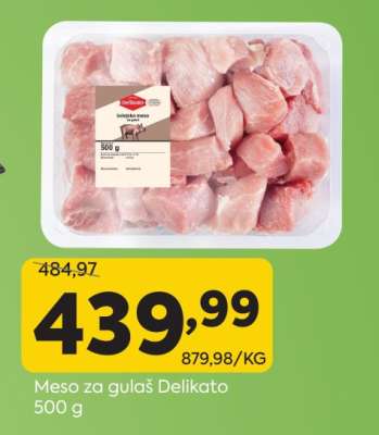 Meso za gulaš Delikato