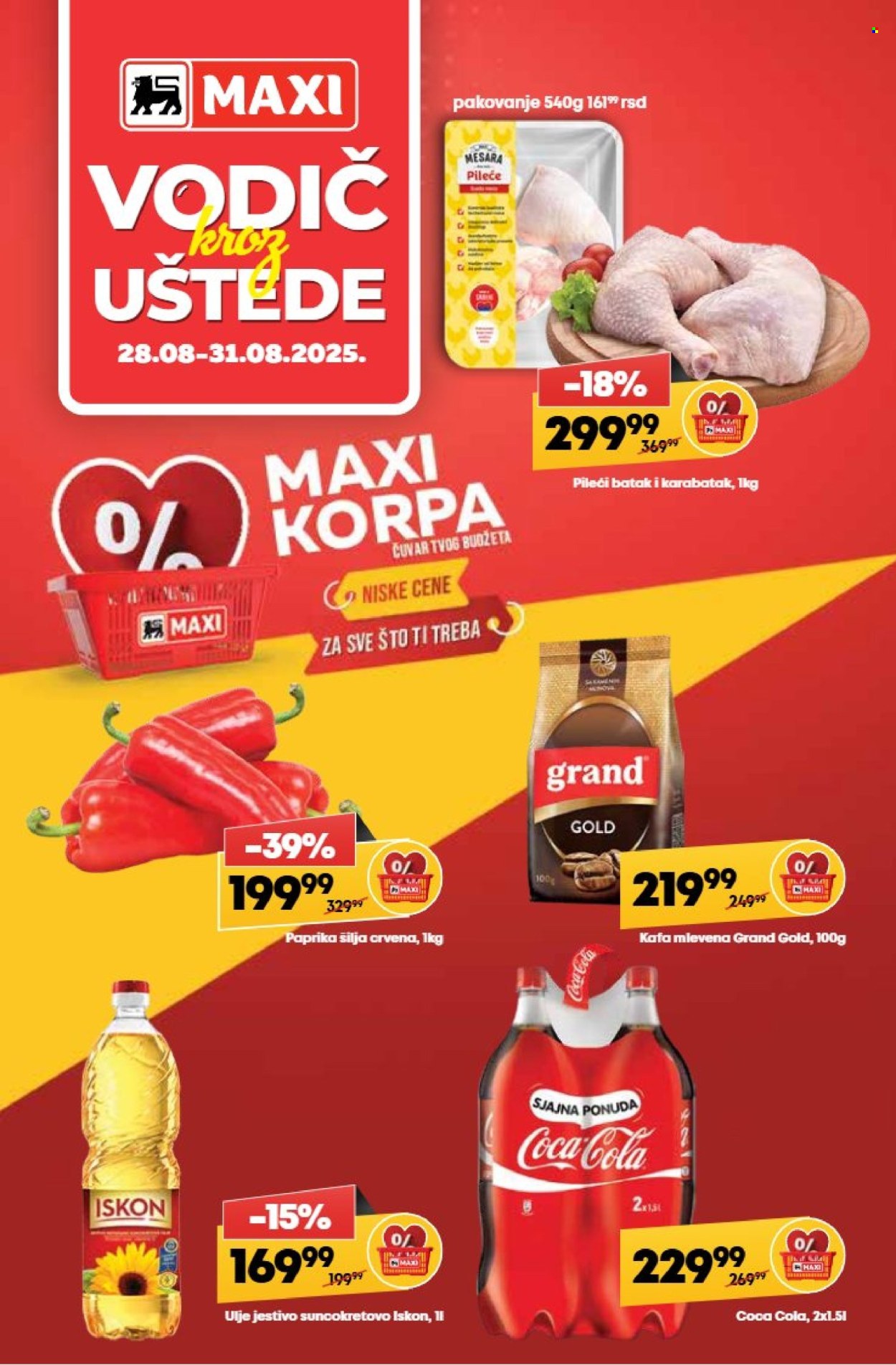 Maxi katalog - 28.08.2025 - 31.08.2025. Stranica 1