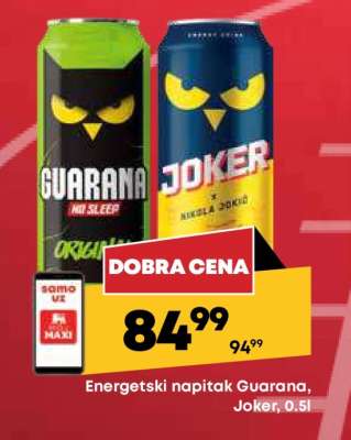 Energetski napitak Guarana, Joker 0.5l