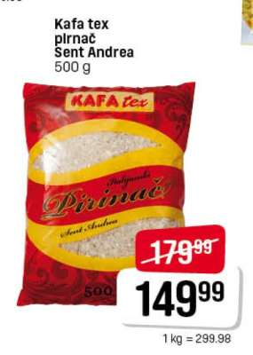 Kafa tex pirinač Sent Andrea