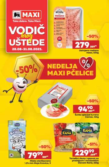 Maxi katalog - 28.08.2025 - 31.08.2025.