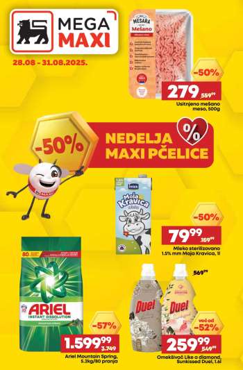 Mega Maxi katalog - 28.08.2025 - 31.08.2025.