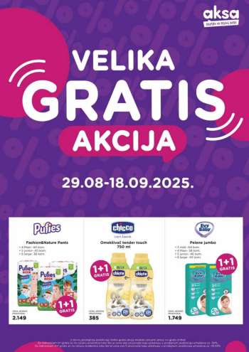 Aksa katalog - 29.08.2025 - 18.09.2025.