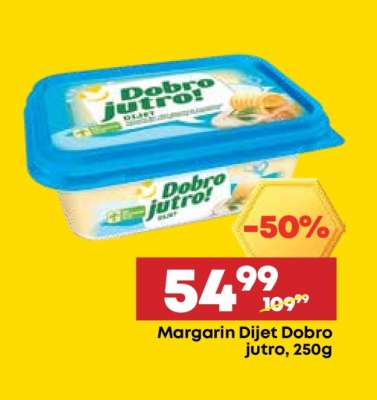Margarin dijet Dobro jutro, 250g