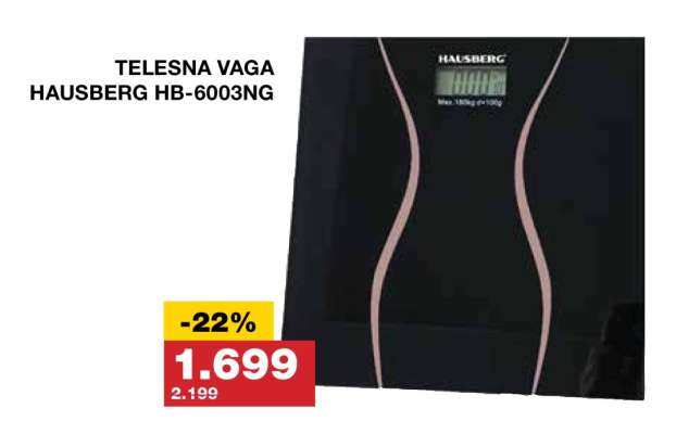 TELESNA VAGA HAUSBERG HB-6003NG