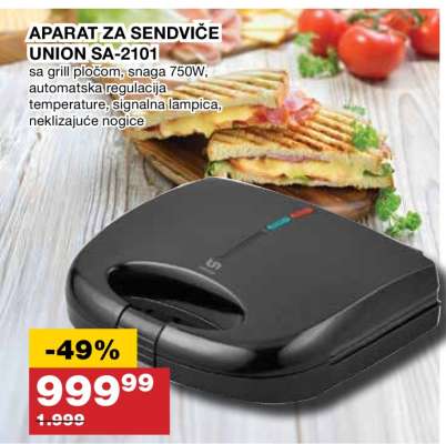 APARAT ZA SENDVIČE UNION SA-2101