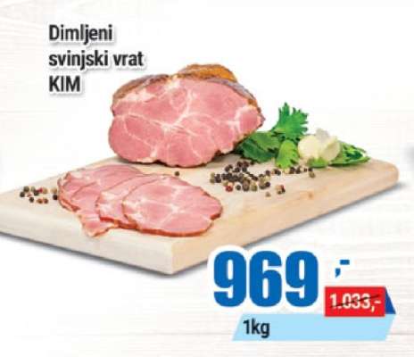 Dimljeni svinjski vrat KIM