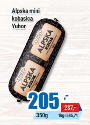 Alpska mini kobasica Yuhor