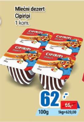 Mlečni dezert Cipiripi