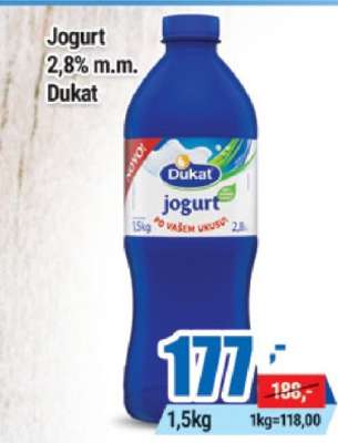 Jogurt 2,8% m.m. Dukat