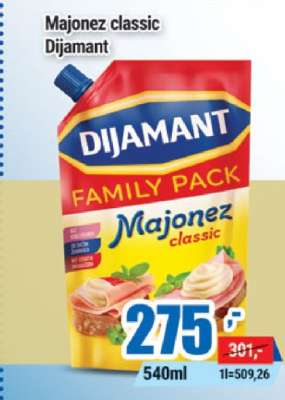 Majonez Classic Dijamant