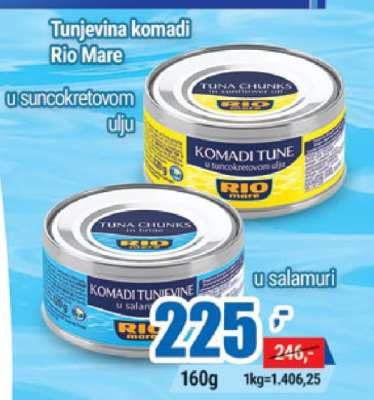 Tunjevina komadi Rio Mare