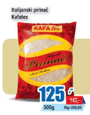 Italijanski pirinač Kafatex