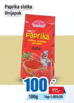Paprika slatka Unijapak