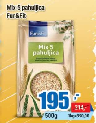 Mix 5 pahuljica Fun Fit