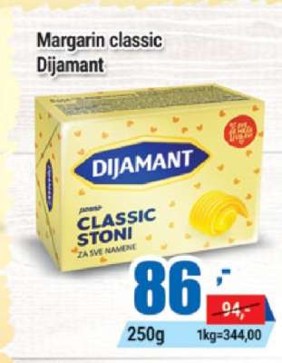 Margarin classic Dijamant