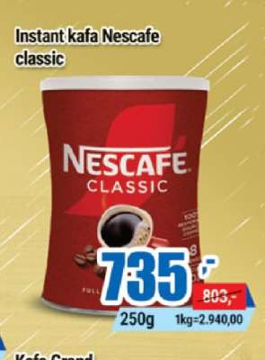 Instant kafa Nescafe classic