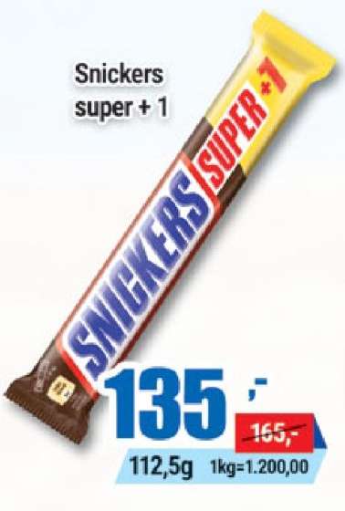 Snickers Super +1