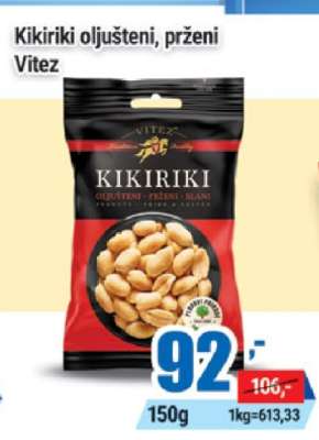 Kikiriki oljušteni, prženi Vitez
