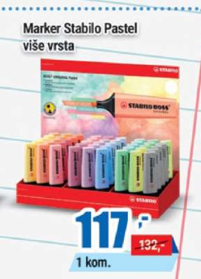 Marker Stabilo Pastel