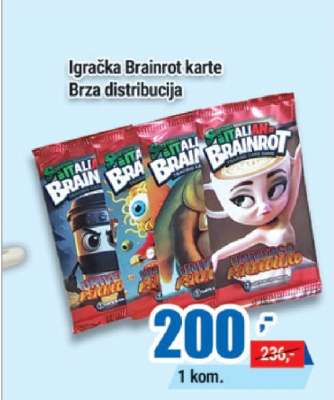 Igračka Brainrot karte
