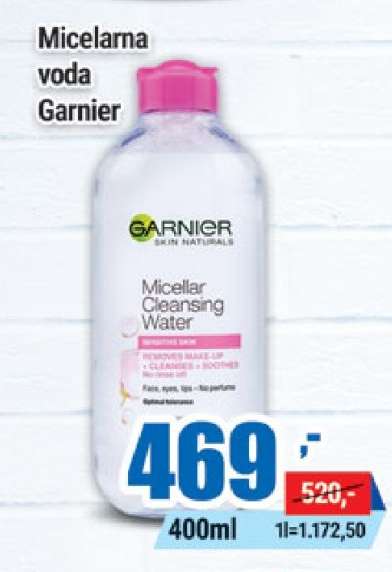Micelarna voda Garnier