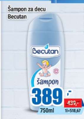 Šampon za decu Becutan