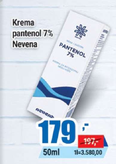 Krema pantenol 7% Nevena