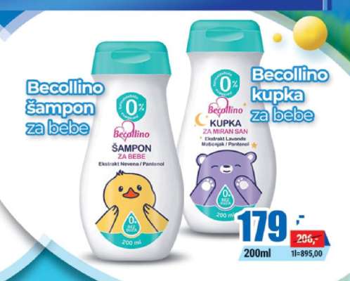 Becollino kupka za bebe