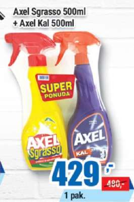 Axel Sgrasso 500ml + Axel Kal 500ml