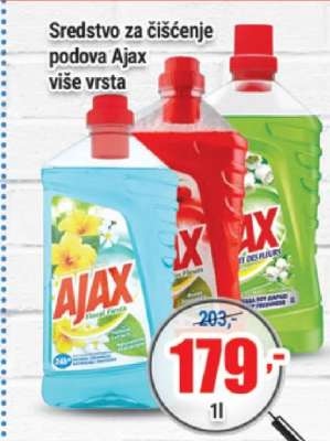 Sredstvo za čišćenje podova Ajax
