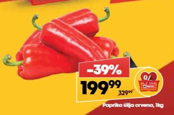 Paprika šilja crvena , 1kg