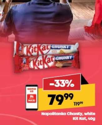 Napolitanka Chanky white Kit Kat 40g