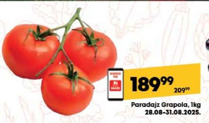 Paradajz Grapola, 1kg