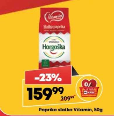 Paprika slatka Vitamin, 50g