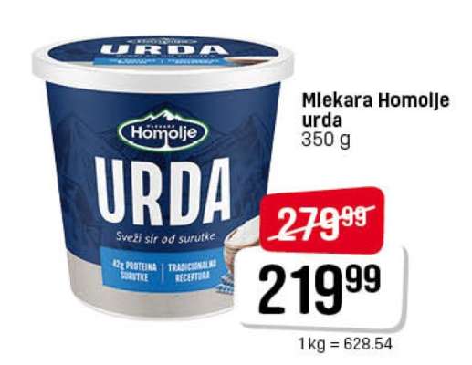 Mlekara Homolje urda