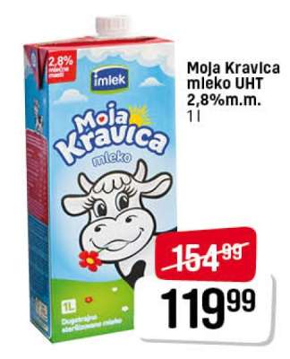 Moja Kravica mleko UHT 2,8 % m.m.